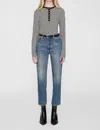 Anine Bing Lessia Long Sleeve T-shirt In Black