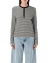 Anine Bing Lessia Long Sleeve T-shirt In Multi Multi