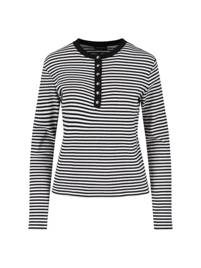Anine Bing Alessia" Sweater White In Multi