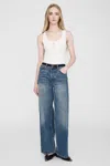 Anine Bing Alessia Tank Top In Ivory