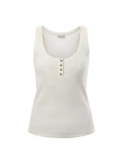 Anine Bing Alessia Tank In Ivory