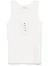Anine Bing Alessia Tank Top In White