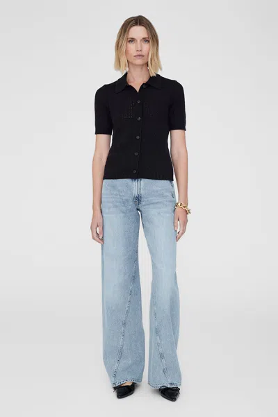 Anine Bing Alexis Sweater In Black