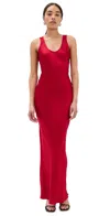 Anine Bing Alison Maxi Dress In Red