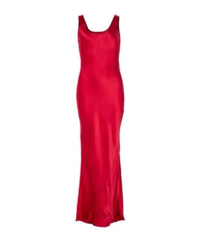 Anine Bing Alison Maxi Dress In Red