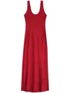 Anine Bing Alison Maxi Dress In Red