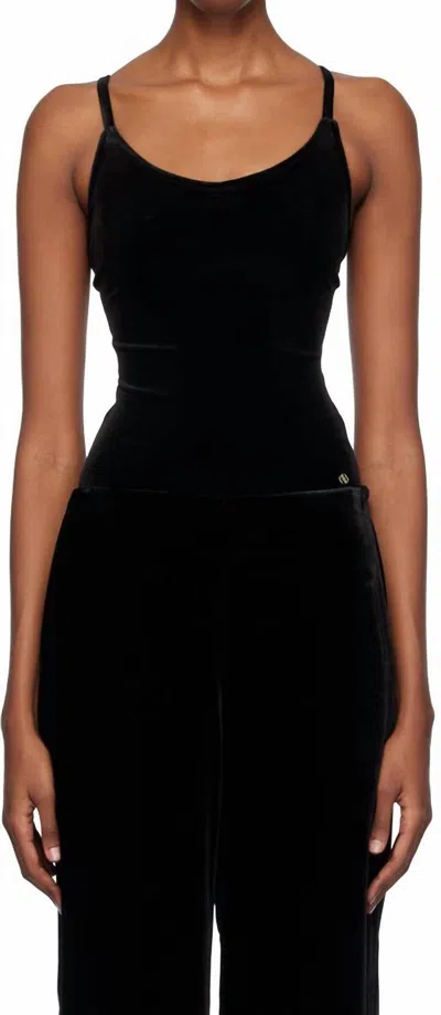 ANINE BING ALISSA BODYSUIT IN BLACK