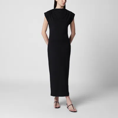 Anine Bing Alix Black Cottonblend Dress