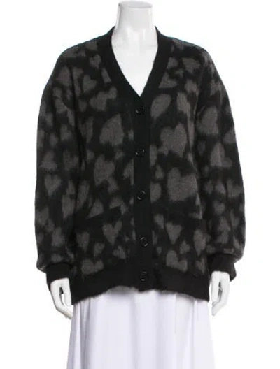 Pre-owned Anine Bing Alpaca Animal Print Sweater W/ Tags In Multi