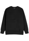 Anine Bing Womens Black Alto Relaxed-fit Stretch-woven Sweatshirt In Black