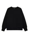 Anine Bing Alto Monogram Sweatshirt In Black