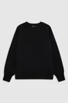 Anine Bing Alto Sweatshirt Framed Monogram - Black S