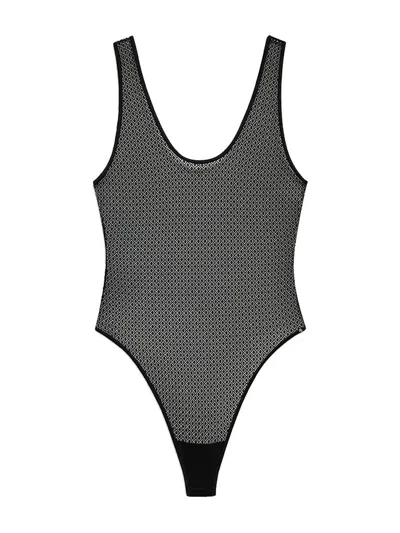 ANINE BING ANINE BING ALYSHA GEOMETRIC BODYSUIT