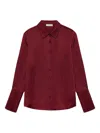 Anine Bing Amanda Shirt In Red