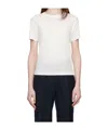 Anine Bing Amani Round-neck T-shirt In White