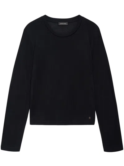 Anine Bing Amani T-shirt In Black