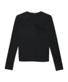 Anine Bing Amaya Cut-out Top In Black