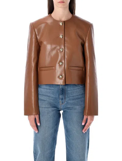Anine Bing Amber Jacket In Brown