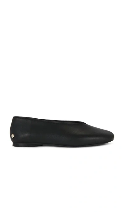 Anine Bing Ana Flat In Black