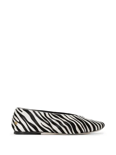 Anine Bing Ana Flats Calf Hair Zebra Flats Zebra In Multi
