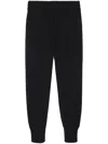 Anine Bing Angie Cashmere Track Pants In Black