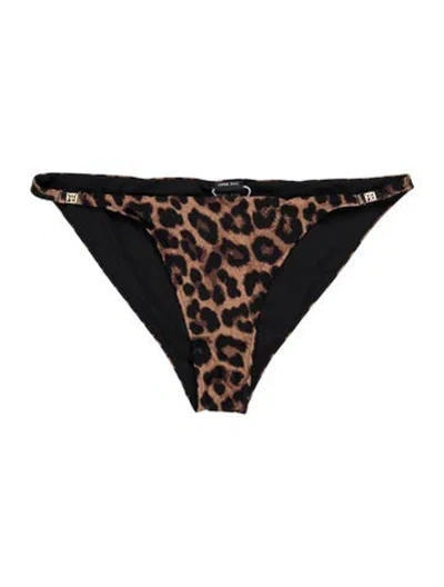 Pre-owned Anine Bing Animal Print Bottoms W/ Tags In Multicolor