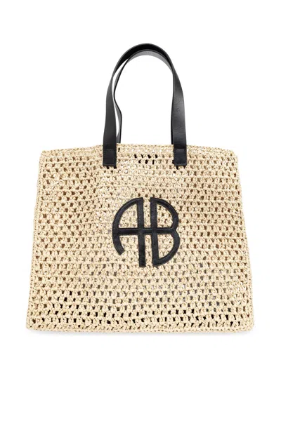 Anine Bing Palermo Shopper Bag In Black
