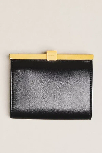 Anine Bing Anine Leather Wallet In Black