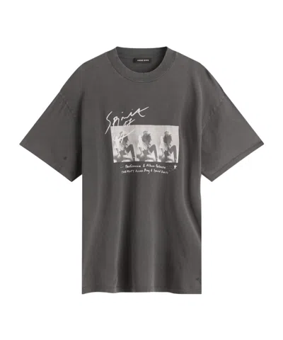 Anine Bing Ashton Graphic-print T-shirt In Black