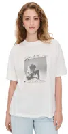 Anine Bing Ashton Tee Spirit In Ivory