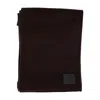 Anine Bing Ava Scarf  Wool Black In Brown