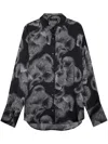 ANINE BING AVALON MUSHROOM-PRINT SHIRT