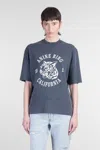 Anine Bing Avi T-shirt In Black Cotton In Black