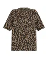 Anine Bing Leopard-print T-shirt In Brown