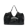 Anine Bing Womens Kate Leather Tote Bag Black In Black