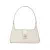 Anine Bing Lou Shoulder Bag In High-shine Bone In White