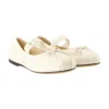 Anine Bing Off-white Jolie Ballerina Flats In Neutral