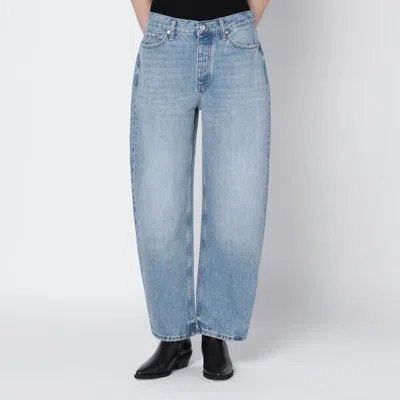Anine Bing Five-pocket Denim Trousers Featuring Belt Loops In Blue