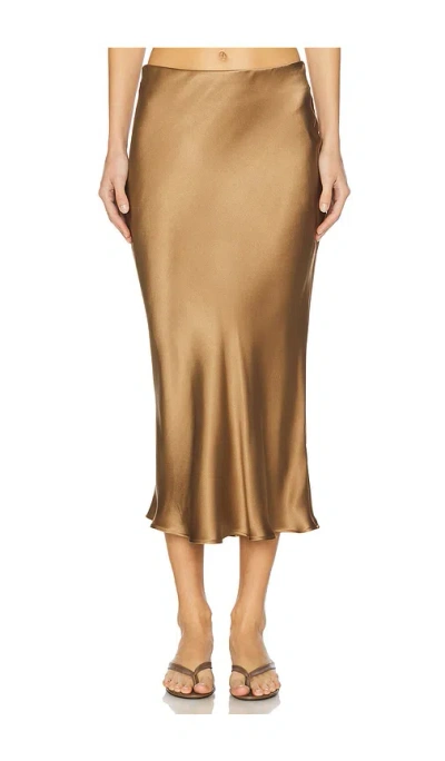 ANINE BING BAR SILK SKIRT