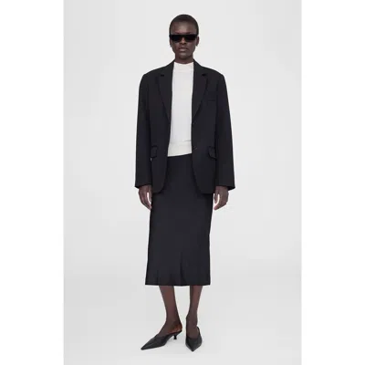 ANINE BING ANINE BING BAR SILK SKIRT