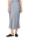Anine Bing Bar Silk Skirt In Gray