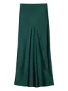 Anine Bing Bar Silk Skirt In Green
