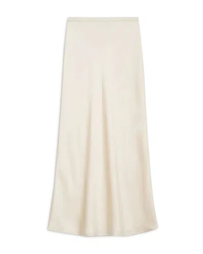 Anine Bing Bar Silk Skirt Snow White