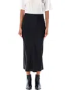 Anine Bing Silk High-waisted Midi Skirt