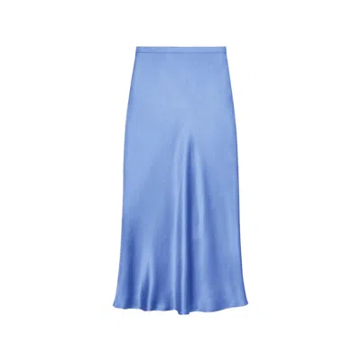 Anine Bing Bar Skirt In Blue