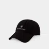 Anine Bing Embroidered Jeremy Baseball Cap In Black