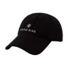 Anine Bing Jeremy Baseball Cap In Black In Black