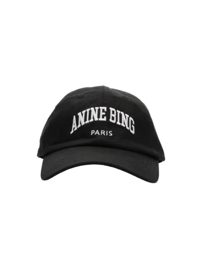 Anine Bing Baseball Cap "jeremy" In Black