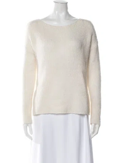 Pre-owned Anine Bing Bateau Neckline Sweater In Neutrals