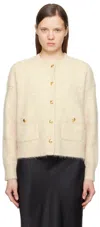 Anine Bing Bobbie Cardigan In Beige